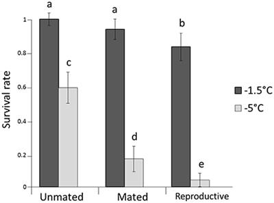 Mating Status Influences Cold Tolerance and Subsequent Reproduction in the Invasive Ladybird Harmonia axyridis